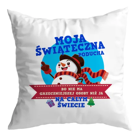 Poduszka BOŻE NARODZENIE Moja świąteczna poducha